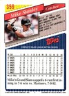 Mike Stanley Signed 199 Mlb Topps Baseball Card  359 Auto Yankees