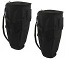 Zenison 12   Deluxe Padded Conga Drum Travel Bags Set Of 2 Heavy Duty Padding