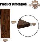 Iecap Llc Bookmatched Ironwood Knife Scales     Knife Makers Material     Exotic Woo