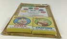The Flintstones Coloring Set Watercolors Paint Crayons Chalk Vintage 1990 Crafts