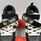 Riedell Volt Quad Roller Derby Speed Skates Men   s Size 5 Black White   8 Wheels