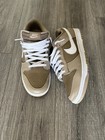 Nike Men   s Low Top Lace-up Colorblock Sneakers Brown beige white