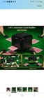 Automatic Card Shuffler   Dealer 2-12 Players Wireless Remotes 360 Rotate Preset