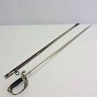 Wwi French 1882 Infantry Officer   s Sword W  Scabbard  Chatellerault Antique