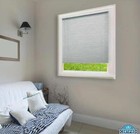 White Cordless Blackout 1  Vinyl Mini Blind For Window Or Door 35 w X 72 l
