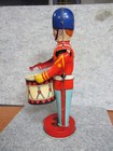 Vintage J  Chein Tin Litho Wind Up Drummer Boy-antique-works   