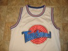 Bugs Bunny Lola  10 New Stitched White Tune Squad Space Jam Basketball Jersey