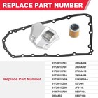Cvt Auto Transmission Filter Kit For 07-18 Nissan Altima Juke Nv200 Rogue Jf011e