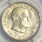 1922 Grant Commemorative Half Dollar  pcgs Ms64     beautiful Color  Hi Pts        