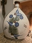 Large Tonala Mexican Pottery Shoulder Vase 13  Tall