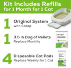 Purina Tidy Cats Litter Box  Breeze System Starter Kit Litter Box litter Pellets