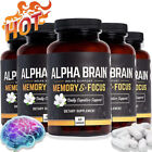 Alpha Brain Memory   Focus 60 Capsules Supplement For Men   Women 1-5bottle 2024
