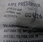 Military Aircrew Life-preserver Assembly Lpu-23d p For Ejection Seat Aircraft