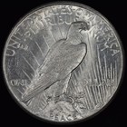 1927-p  1 Peace Silver Dollar     Uncirculated Unc     Scarce Coin 24bl    trusted   