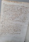 1590 Italian Renaissance Handwritten Manuscript Record Legal Property  16th C 