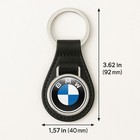 Bmw Classic Leather Keychain   Car Logo Keyring   Auto Key Fob Charm