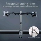 Vivo Stand-v032 Dual Monitor Desk Mount Black