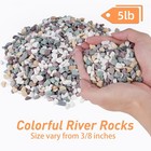 5 Lbs Pea Gravel For Plants  Aquarium  Fish Tank  3 8 Inch Decorative Pebbles   