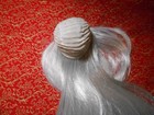 Volks Bjd Doll Wig Size 9-10 Mesh Stretchy Cap-super Long With Long Bangs-wowza 