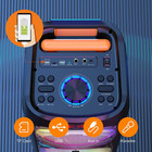 Jyx Large Karaoke Machine For Adult   2 Mic Bluetooth Party Speaker With Wheels