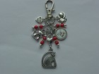 Cat Mom Kitten Cat Paw Love My Cat Key Chain Purse Clip Bag Charm Backpack Fob
