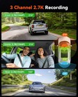 Vantrue E360 Plus 360   Dash Cam 5 2k Starvis 2 Gps Night Vision 24h Parking New