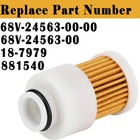 2 Pack Fuel Filter Compatible With Mercury Outboard Yamaha 50hp 60hp 75hp