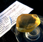 Libyan Desert Glass Meteorite Tektite Impact Specimen  107 Crt yellow Gem  Aaaa 