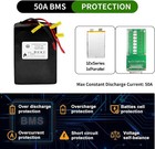 Btrpower 36v 25ah Battery Pack Lithium Lifepo4 For Bicycle Motor E_bik e 50a Bms