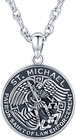 925 Sterling Silver St Michael st Christopher jesus Cross st Benedict Pendant Ne