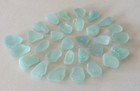 30 Pcs Seafoam Beach Combed Sea Glass For Jewelry Or Mosaics  Near-medium