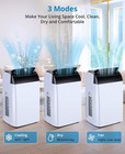 12000 Btu Portable Air Conditioner 3 In 1 Ac Unit W  Fan And Dehumidifier