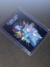 Carlos Santana Custom Black Color Blast Holo Foil Refractor Trading Card