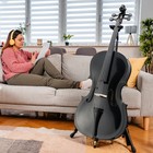 Professional Cello 3 4 Full Size Basswood Set With Bag bow rosin bridge With Bag