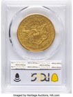 1852-o  20 Liberty Head Gold Double Eagle  Pcgs Au50