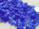 Damage Genuine Beach Sea Glass Surf Tumbled Cobalt Blue Small Mosaic Craft V06
