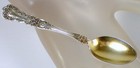 Antique Gorham Hallmarked Buttercup Sterling Silver Demitasse Spoon Gold Vermeil