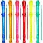 6 Pack Soprano Recorder Instrument  8 Hole German Style Fingering Descant