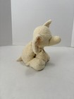 Ty Pluffies P   nut Yellow Elephant Plush Gingham Ears Floppy