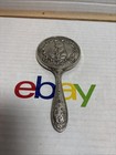 Vintage Child s 5 1 2 Inch Hand Mirror Teddy Bear Vanity Dresser Silverplate