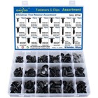 180pcs Single Head Xmas Tree Retainer Clip Assortment Automotive Push Pin