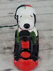 Vintage Snoopy Christmas Ornament Transportation Series Train 3 