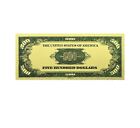 1pc Us 500 Dollar Collection Gold Foil Banknotes Money Note Dollars Gift