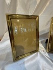 Vintage Lot Of 4 Brass Gold Picture Photo Frames  3  5 x 7  And 1 Smaller