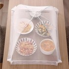 Folding Mesh Food Cover Fly Insect Proof Dish Cover Kitchen Table Protector