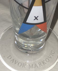 Ritzenhoff Tall Pilsner Beer Glass Flute By Davor Markovic Post Modern Pop Art