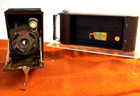 Vintage Art Deco Enamel And Chrome Box Fitted Camera By Walter Dorwin Teague