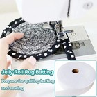 2 Roll Jelly Roll Batting Strip 2 1 4 Inch Cotton Blend Fleece Batting On A R   
