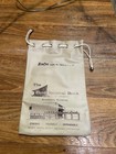 Vintage Nylon Bank Bag The First National Bank Of Kemmerer Wyoming Sample Rare