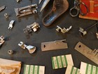 Vintage Mixed Lot Of Singer   Greist Sewing Machine Attachments   Accessories